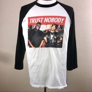 COPY - Biggie and Tupac Trust Nobody 3/4 Sleeve T…